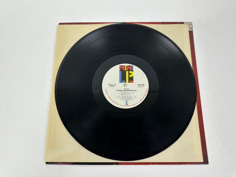 Just Added - U2 - Live Under A Blood Red Sky - Rare Original Island Records 90127-1 1983 Mini LP Vinyl Record [Photo 3]