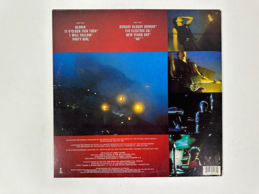 Just Added - U2 - Live Under A Blood Red Sky - Rare Original Island Records 90127-1 1983 Mini LP Vinyl Record [Photo 2]