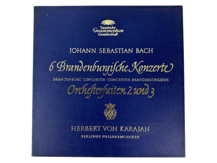 Just Added - Johann Sebastian Bach, Berliner Philharmoniker, Herbert von Karajan – 6 Brandenburgische Konzerte, Orchestersuiten 2 Und 3 - Deutsche Grammophon - 138 978 3 x Vinyl Record Box Set