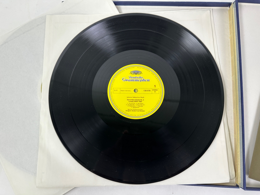 Just Added - Johann Sebastian Bach, Berliner Philharmoniker, Herbert von Karajan – 6 Brandenburgische Konzerte, Orchestersuiten 2 Und 3 - Deutsche Grammophon - 138 978 3 x Vinyl Record Box Set [Photo 3]