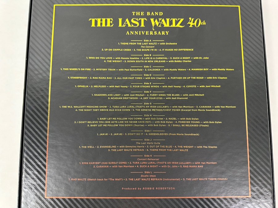 Just Added - The Band - The Last Waltz 40th Rhino/Capitol Rhino Records / Warner Bros. Records - R1 78278 2016 180 Gram Vinyl Record 6 x Vinyl Record Box Set Estimate $250-$500 [Photo 8]
