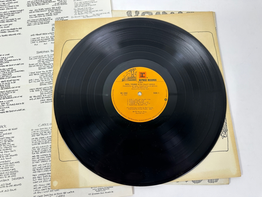 Just Added - Neil Young & Crazy Horse - Zuma - Reprise Records MS 2242 1975 Vinyl Record [Photo 4]