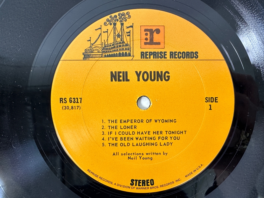 Just Added - Neil Young - Neil Young - Reprise RS 6317 1969 Vinyl Record [Photo 5]