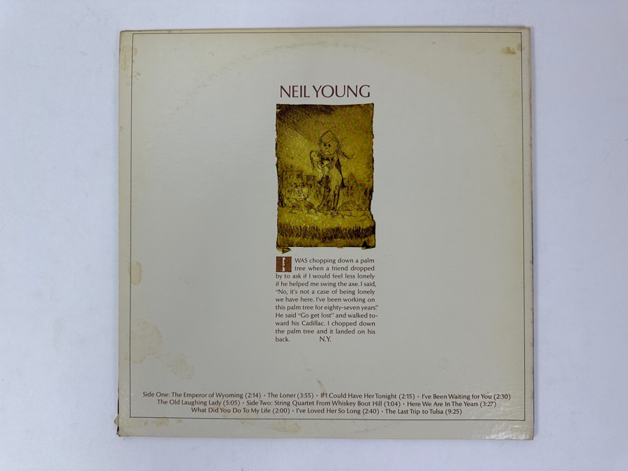 Just Added - Neil Young - Neil Young - Reprise RS 6317 1969 Vinyl Record [Photo 3]