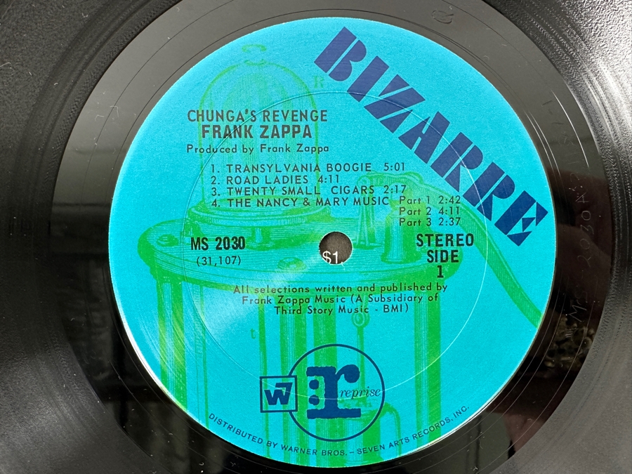 Just Added - Frank Zappa - Chunga's Revenge - Bizarre Records MS 2030 1970 Vinyl Record [Photo 4]