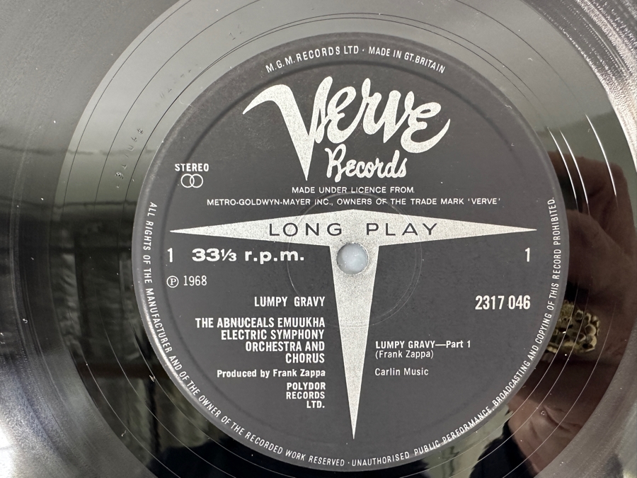 Just Added - Frank Zappa's Iconic Lumpy Gravy - Verve Records 2317 046 1972 UK Vinyl Record [Photo 5]