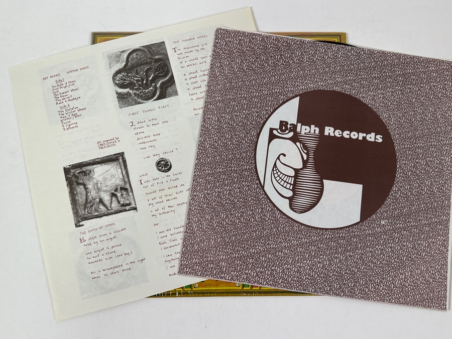Just Added - Art Bears - Winter Songs - Ralph Records RR 7905 1979 Vinyl Record [Photo 4]