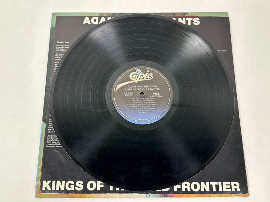 Adam And The Ants - Kings Of The Wild Frontier - Epic NJE 37033 1980 Vinyl Record [Photo 3]