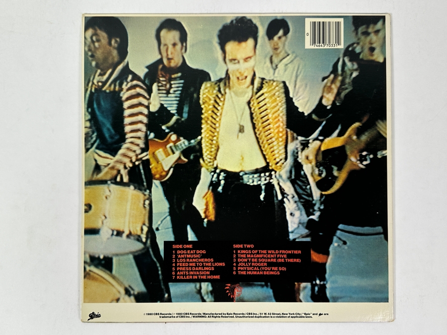 Adam And The Ants - Kings Of The Wild Frontier - Epic NJE 37033 1980 Vinyl Record [Photo 2]