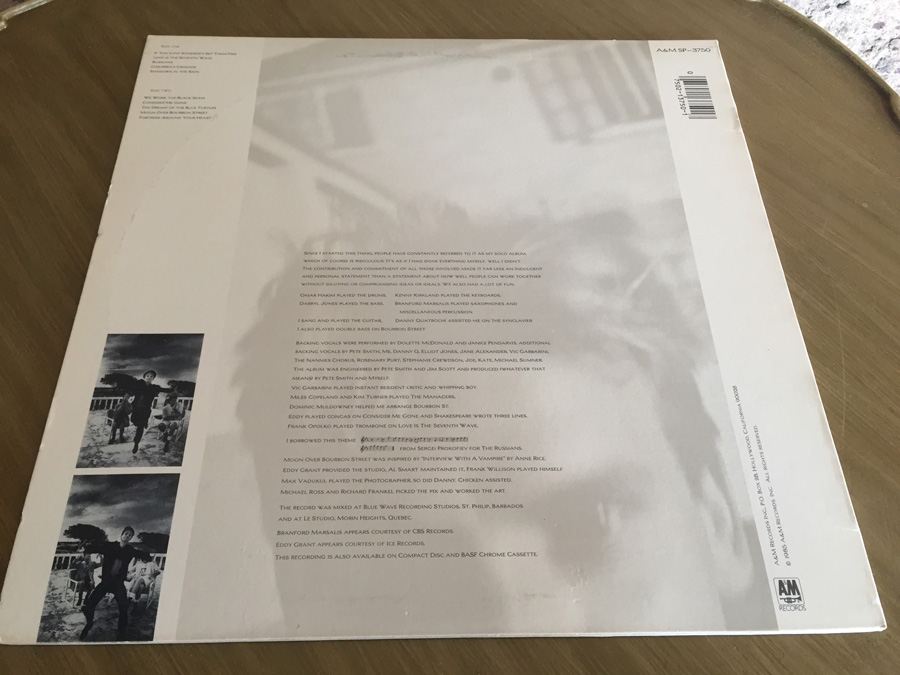 Sting ‎- The Dream Of The Blue Turtles - A&M Records ‎- SP-3750 [Photo 2]