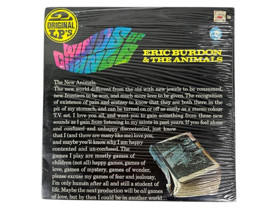 Just Added - Factory Sealed Eric Burdon & The Animals - Wings Of Change And The Twain Shall Meet 2 x Vinyl Record