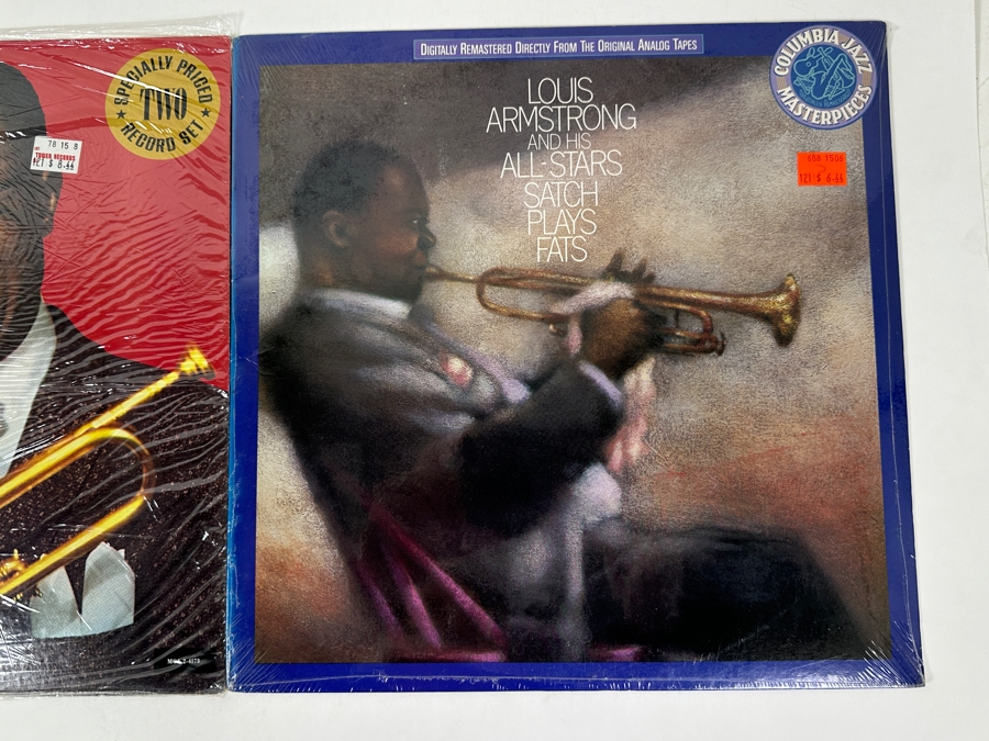Just Added - (2) Factory Sealed Louis Armstrong Vinyl Records [Photo 3]