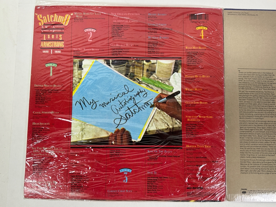 Just Added - (2) Factory Sealed Louis Armstrong Vinyl Records [Photo 4]
