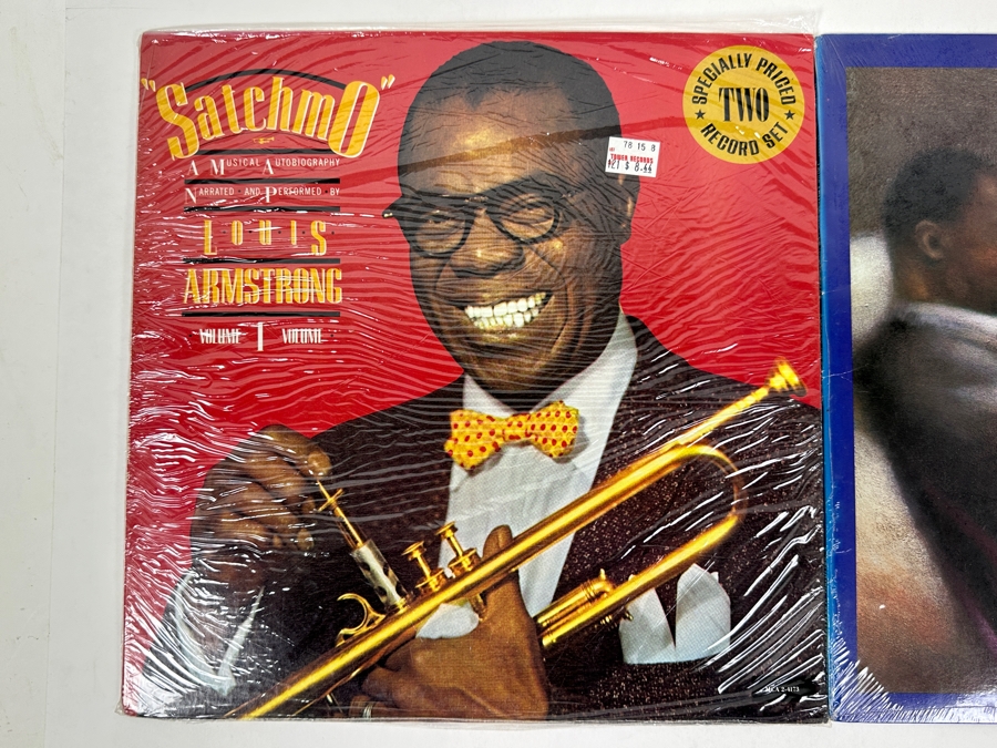 Just Added - (2) Factory Sealed Louis Armstrong Vinyl Records [Photo 2]