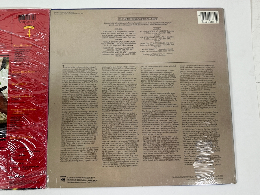 Just Added - (2) Factory Sealed Louis Armstrong Vinyl Records [Photo 5]
