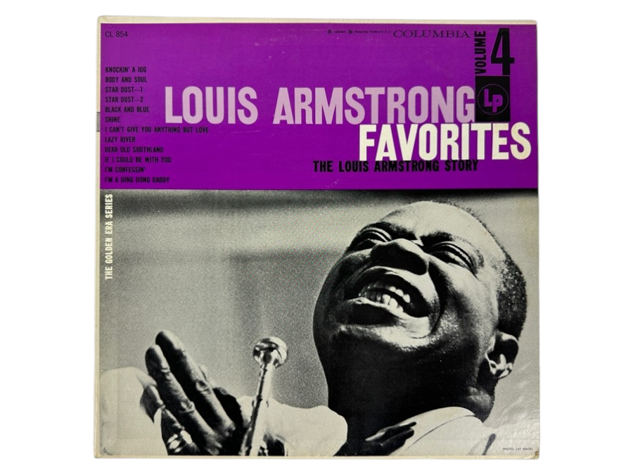Just Added - Louis Armstrong - Favorites - The Louis Armstrong Story - Volume 4 - Columbia CL 854 1956 Vinyl Record