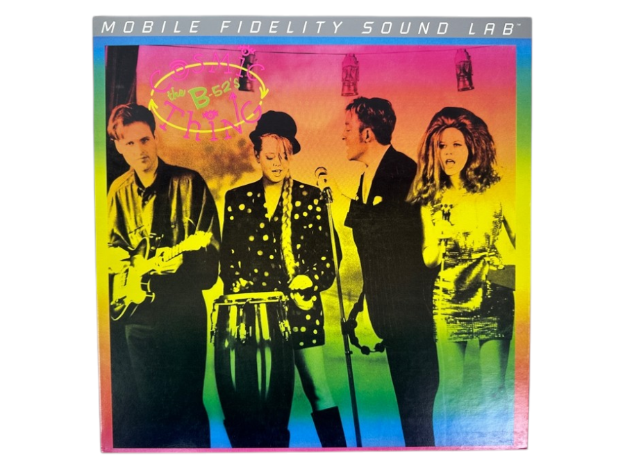 Just Added - The B-52's - Cosmic Thing - Mobile Fidelity Sound Lab MOFI 1-023 2012 Special Limited  Edition Numbered 3902 Silver Label Vinyl Record