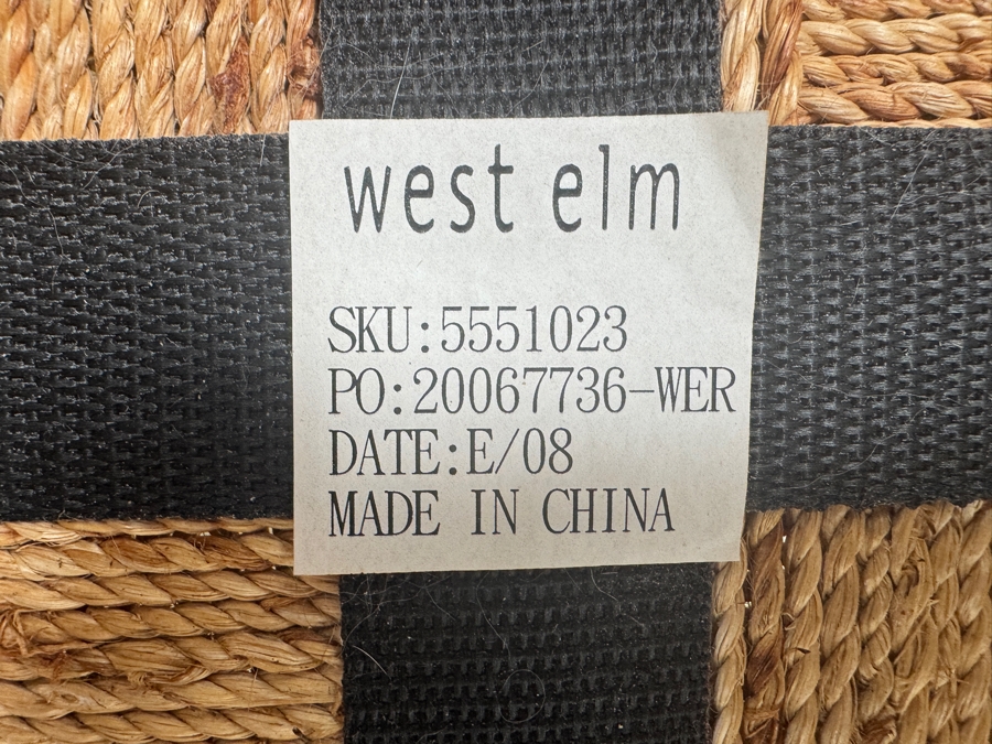 Set Of Four West Elm Dining Chairs With Woven Seats 16'W x 18'D x 36'H [Photo 4]