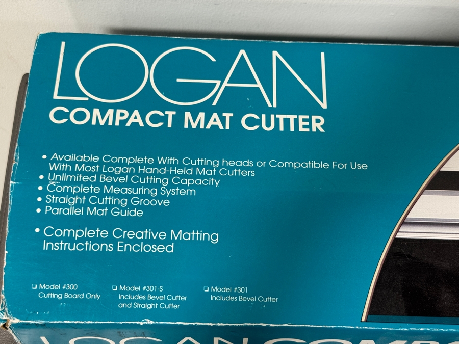 Logan Compact Mat Cutter With Unlimited Bevel Capability Straight Groove And Parallel Mat Guide Retails $99 [Photo 2]