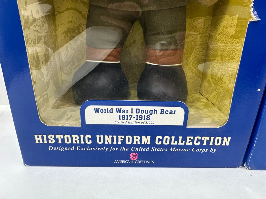 The Marines Historic Uniform Collection - Limited Edition World War I Dough Bear
1917-1918 and Limited Edition Revolutionary Bear 1775-1783 New Old Stock [Photo 5]