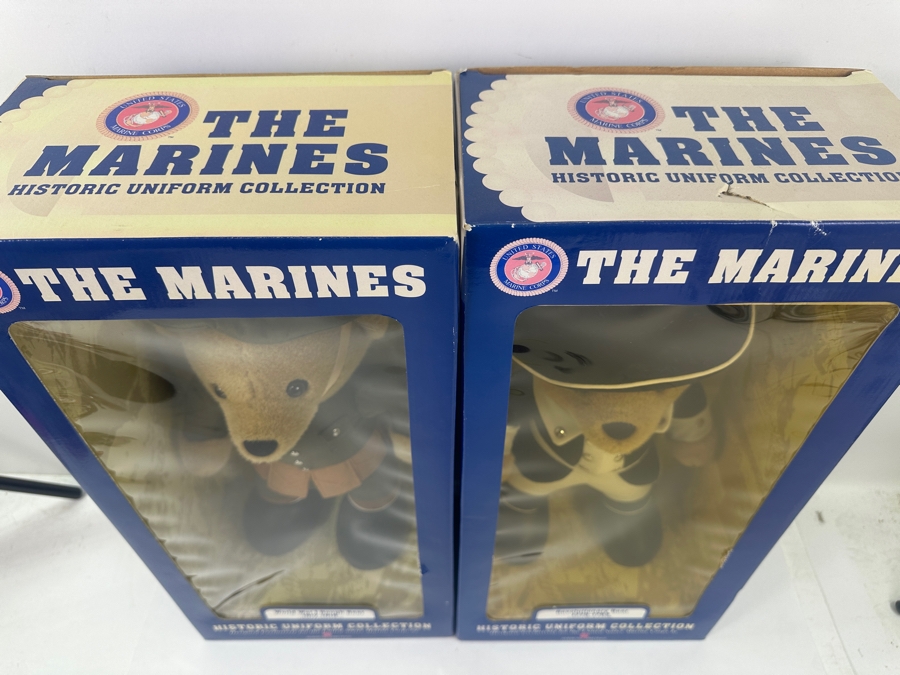 The Marines Historic Uniform Collection - Limited Edition World War I Dough Bear
1917-1918 and Limited Edition Revolutionary Bear 1775-1783 New Old Stock [Photo 6]