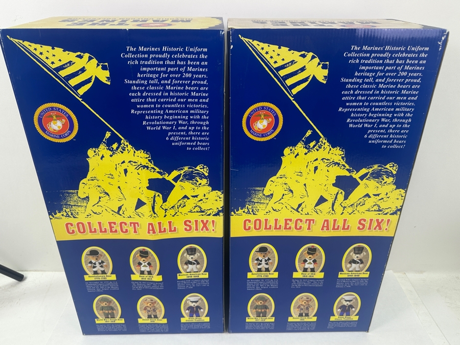 The Marines Historic Uniform Collection - Limited Edition Bear of 1812
1812-1814 and Limited Edition Mexican-American Bear 1846-1848 New Old Stock [Photo 7]