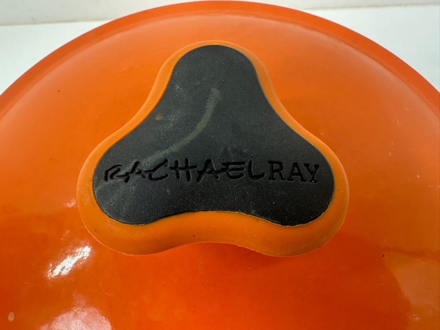 Rachael Ray Orange Enamel Cast Iron Dutch Oven 11'W  [Photo 4]