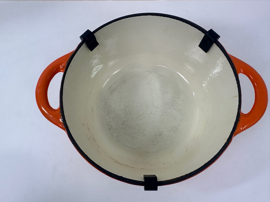 Rachael Ray Orange Enamel Cast Iron Dutch Oven 11'W  [Photo 5]