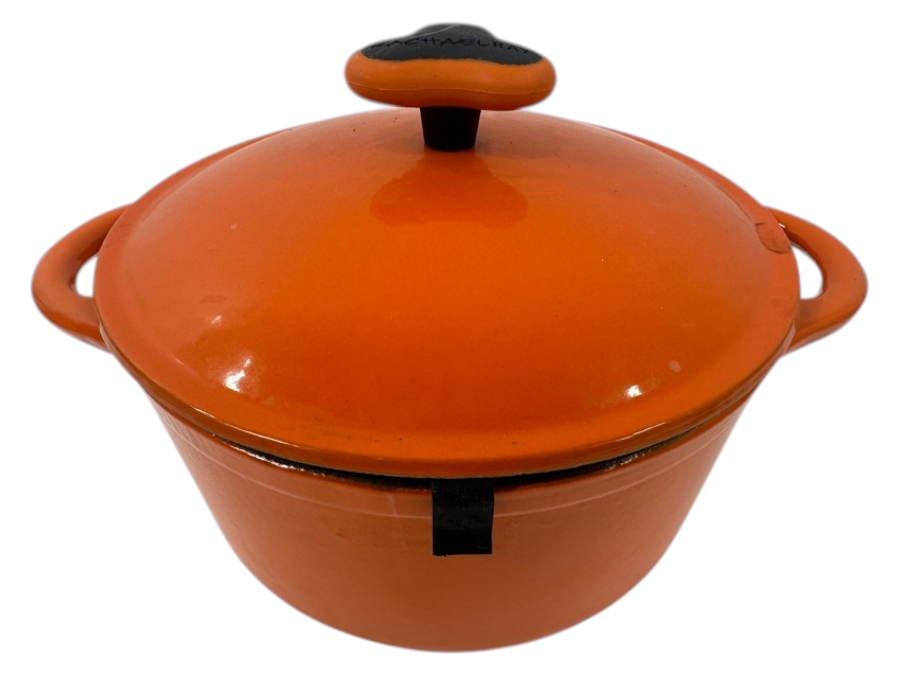 Rachael Ray Orange Enamel Cast Iron Dutch Oven 11'W 