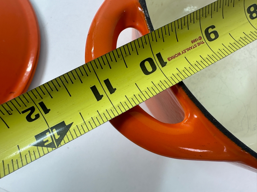 Rachael Ray Orange Enamel Cast Iron Dutch Oven 11'W  [Photo 7]