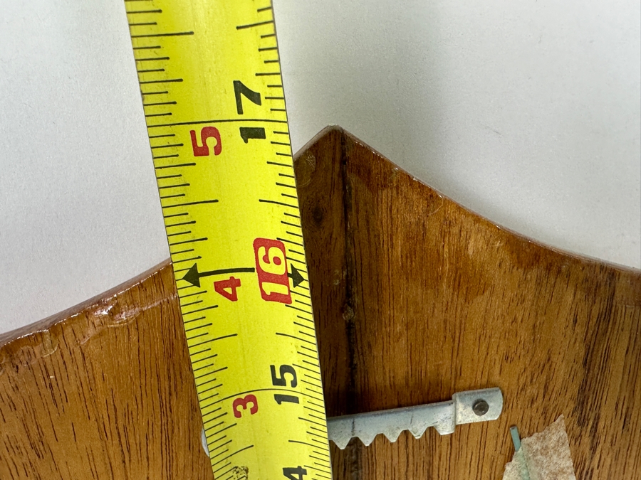 Wooden Shield Plaque Featuring Marine Corps Emblem And Insignia 14'W x 1'D x 17'H [Photo 6]