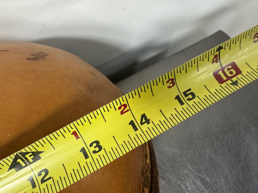 Natural Gourd And Woven Basket Container 14'W x 15'H [Photo 5]