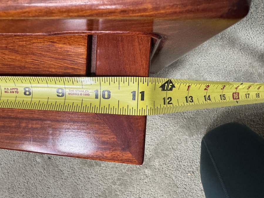 Vintage Chinese Wooden Nesting Tables - Largest: 20'W x 14'D x 26'H Smallest: 11'W x 14'D x 14'H [Photo 5]