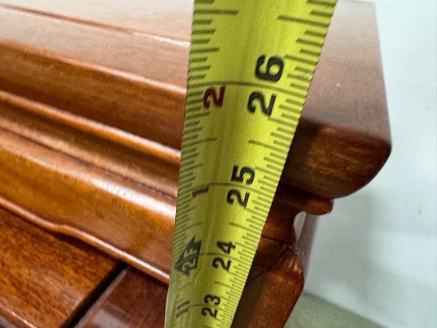 Vintage Chinese Wooden Nesting Tables - Largest: 20'W x 14'D x 26'H Smallest: 11'W x 14'D x 14'H [Photo 6]