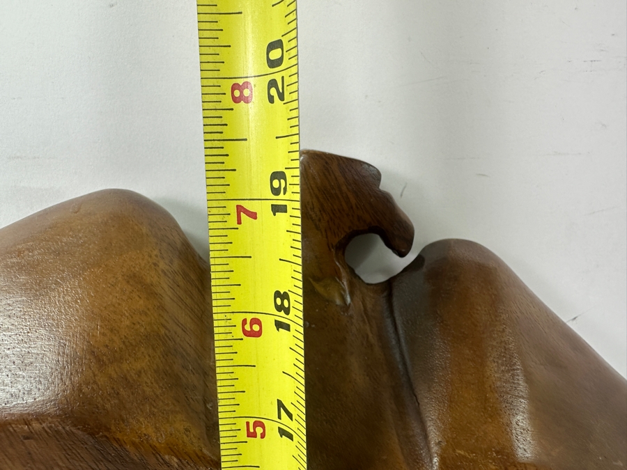 Hand Carved Wooden United States Marine Corps (USMC) Emblem Wall Plaque The Eagle, Globe And Anchor (EGA) 16'W x 19.5H [Photo 7]