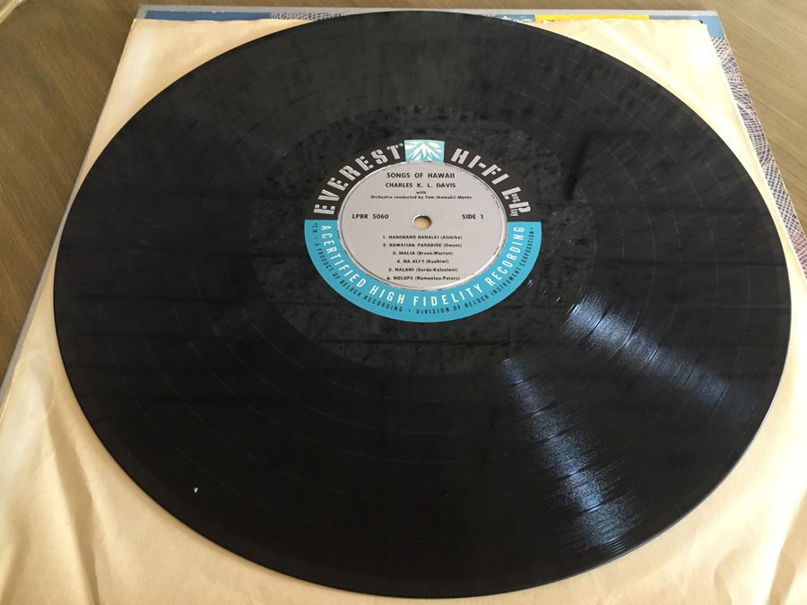 Charles K.L. Davis With Orchestra Conducted By Tom Monte ‎- Songs Of Hawaii - Everest ‎- LPBR 5060 [Photo 3]