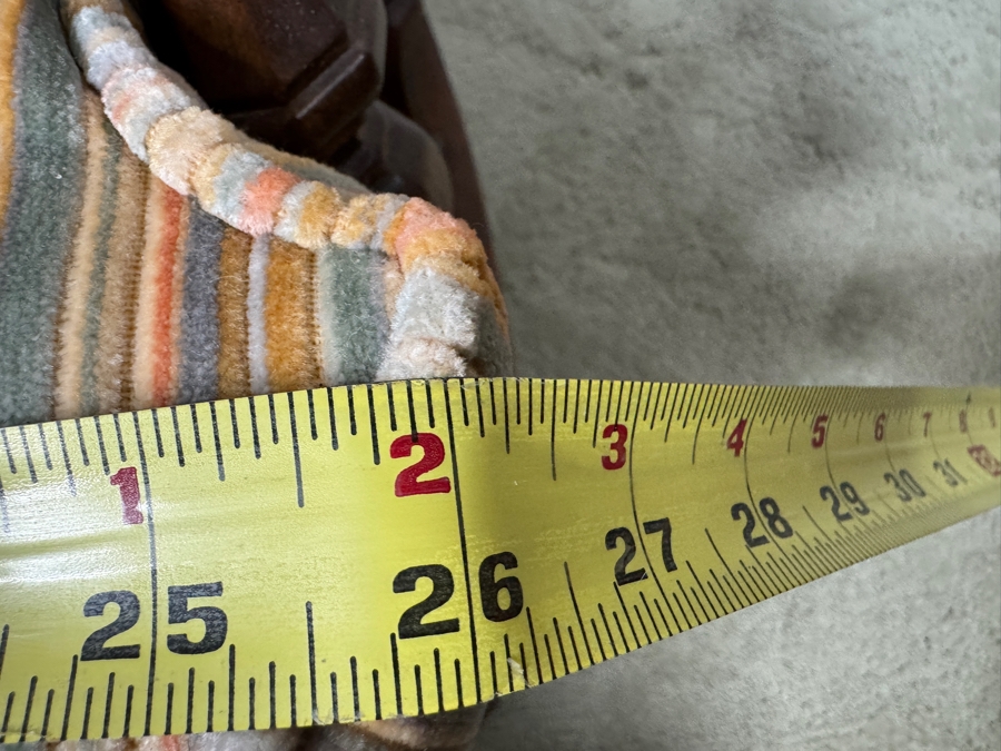 Vintage Mid Century Striped High-Back Accent Chairs 26'W x 32'D x 41'H [Photo 7]