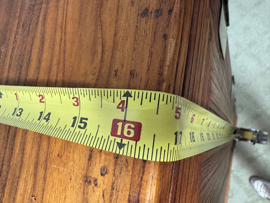 Vintage Japanese Two-Section Isho Biraki Kimono Tansu (Clothing Chest With Hinged Doors) Made Of Kiri Wood 35.5'W x 17'D x 63'H [Photo 7]