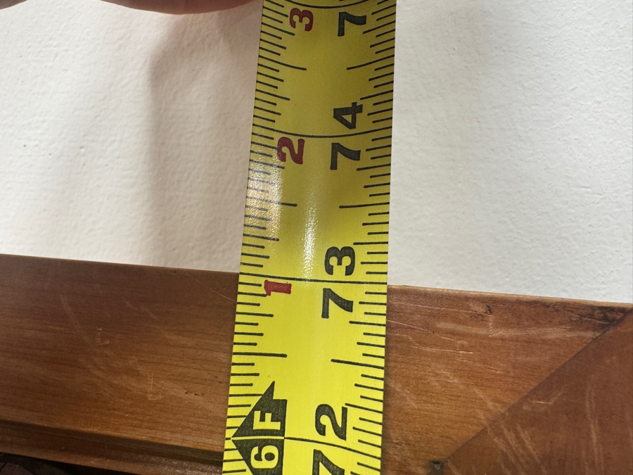 Set Of Two Decorative Asian Wood Carved Panels With Intricate Floral And Geometric Designs 15'W x 73'H [Photo 7]