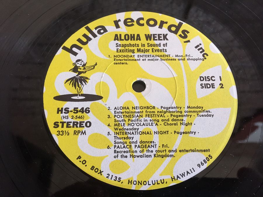 Aloha Week In Hawaii - Hula Records ‎- HS-546-2 [Photo 9]