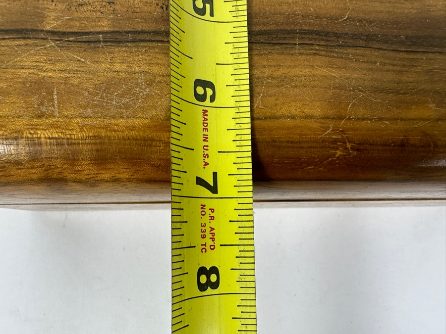 Wooden Box With Military Collectibles Including A 1 Dollar Military Payment Certificate Bill And Pins 9.5'H x 7'D x 3.5'H [Photo 15]