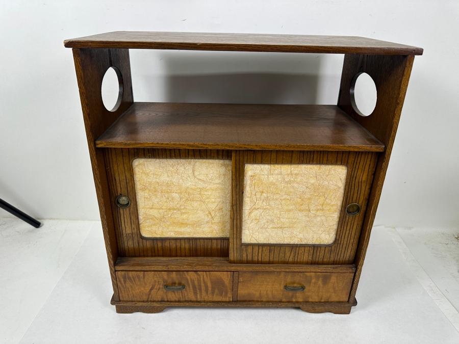 Vintage Japanese Cha Tansu Tea Chest 17'W x 8.5'D x 18'H [Photo 3]