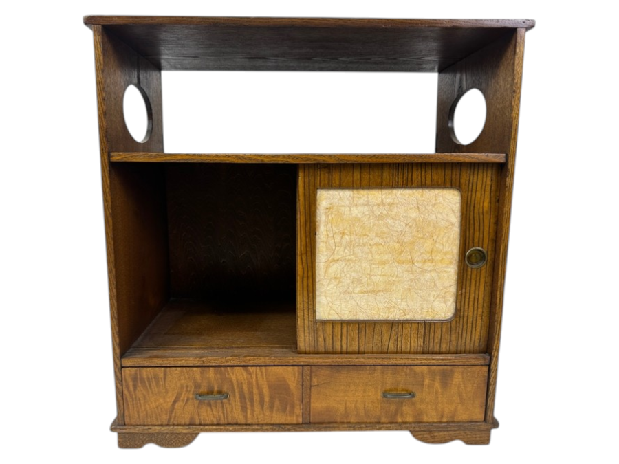 Vintage Japanese Cha Tansu Tea Chest 17'W x 8.5'D x 18'H