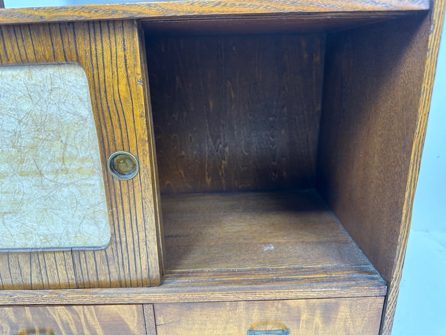 Vintage Japanese Cha Tansu Tea Chest 17'W x 8.5'D x 18'H [Photo 4]