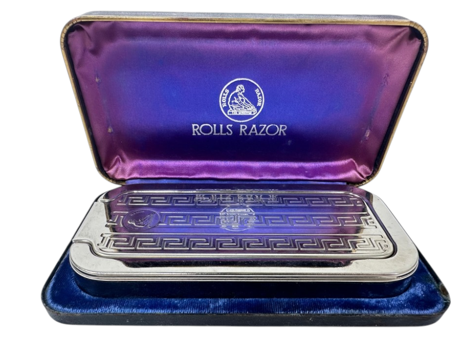 Rolls Razor Made in England with Original Case and Engraved Design