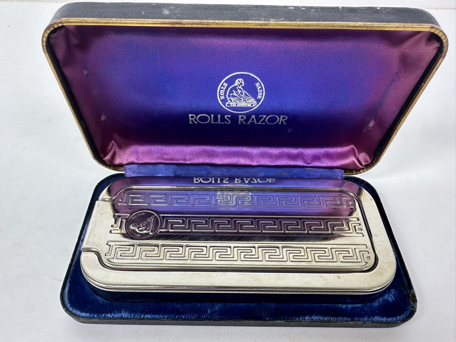 Rolls Razor Made in England with Original Case and Engraved Design [Photo 2]