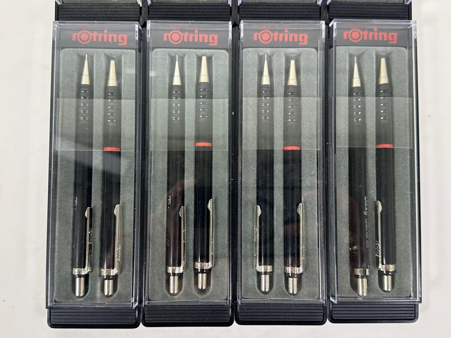 (8) Rotring Mechanical Pencil And Ballpoint Pen Sets In Packaging [Photo 2]