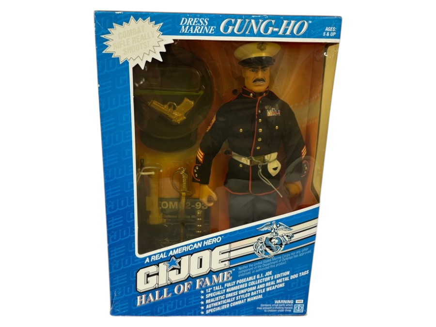Hasbro G.I. Joe Hall of Fame Dress Marine Gung-Ho 12-inch Action Figure In Original Box