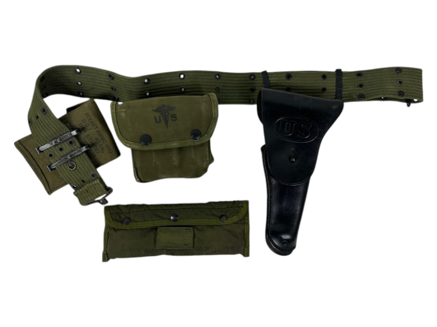 US Army Belt Kit Includes Holster, Magazine Pouch And Medical Pouch