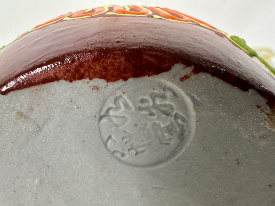 Pair of Vintage Japanese Kutani Porcelain Foo Dogs 9'H [Photo 10]